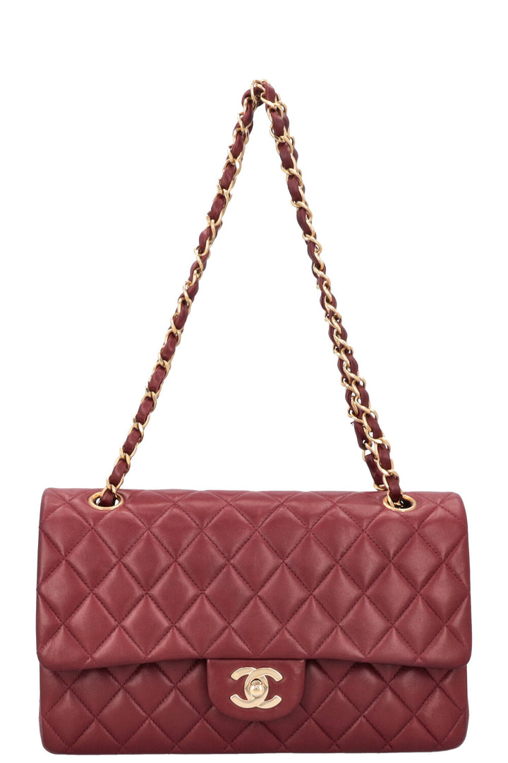 CHANEL Classic Medium Double Flap Burgundy