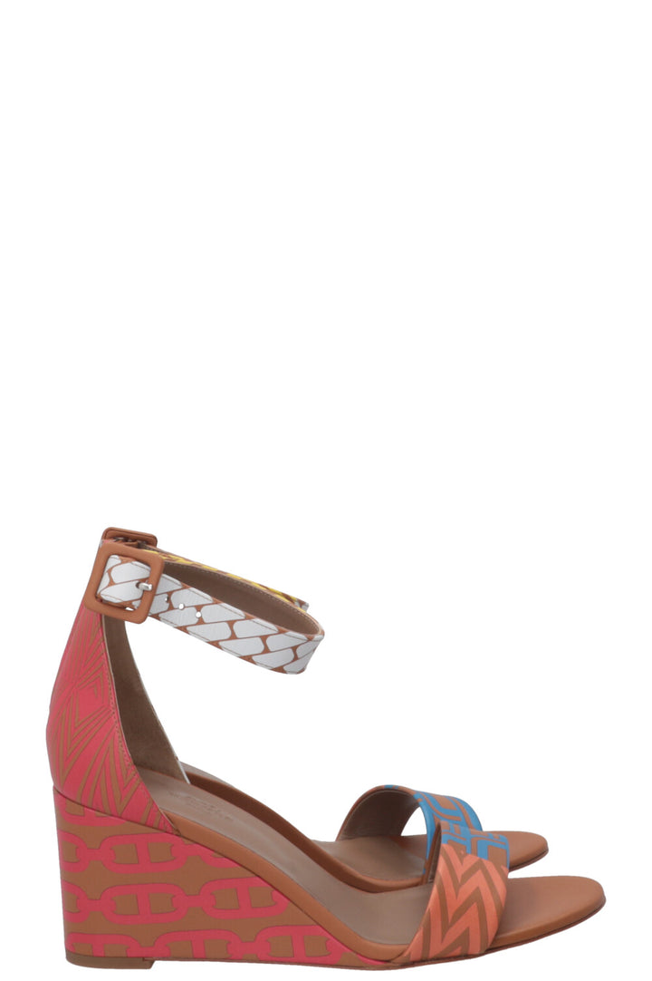HERMÈS Acapulco Wedge Heels Multicolor
