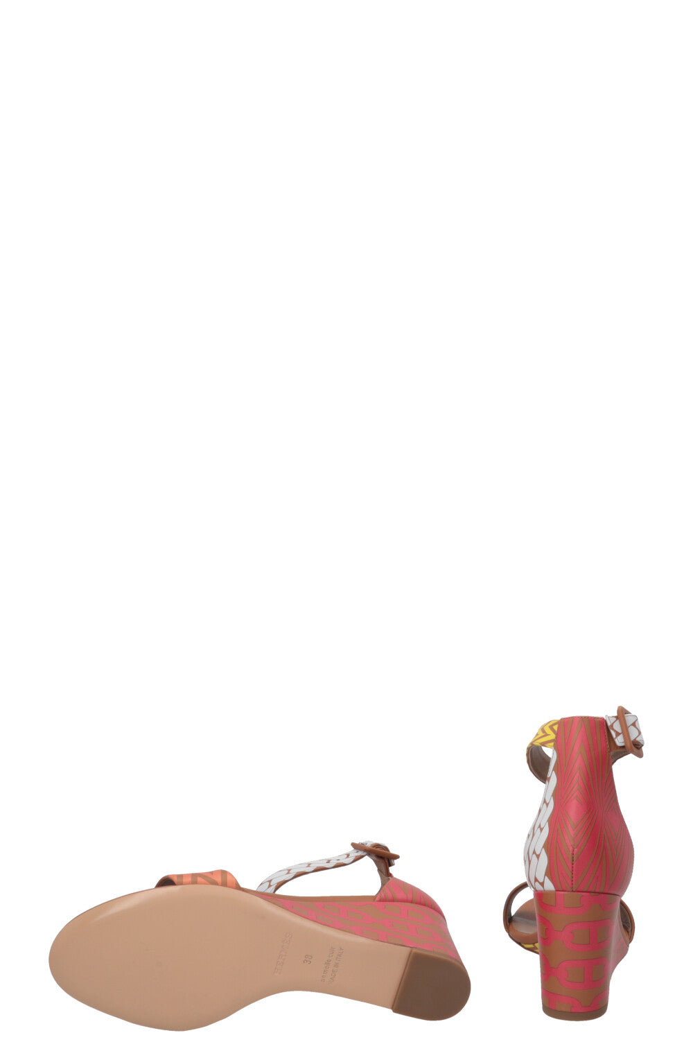 HERMÈS Acapulco Wedge Heels Multicolor