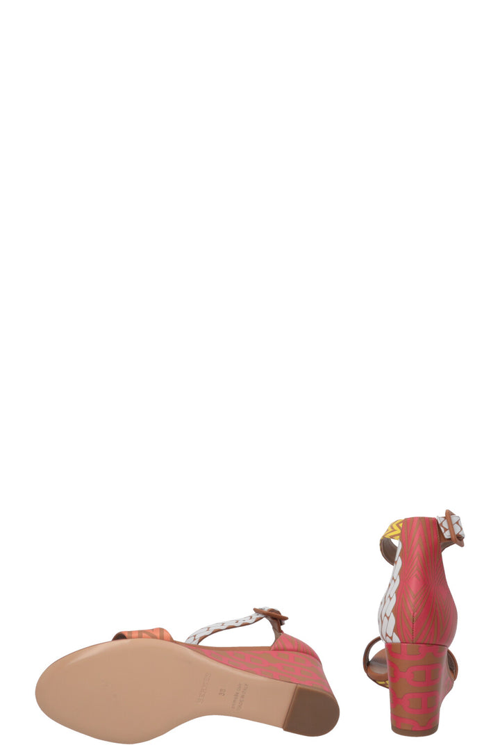 HERMÈS Acapulco Wedge Heels Multicolor