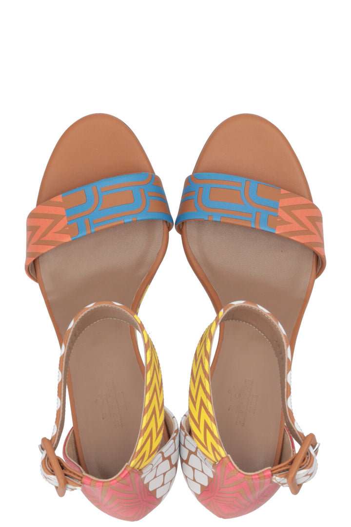 HERMÈS Acapulco Wedge Heels Multicolor