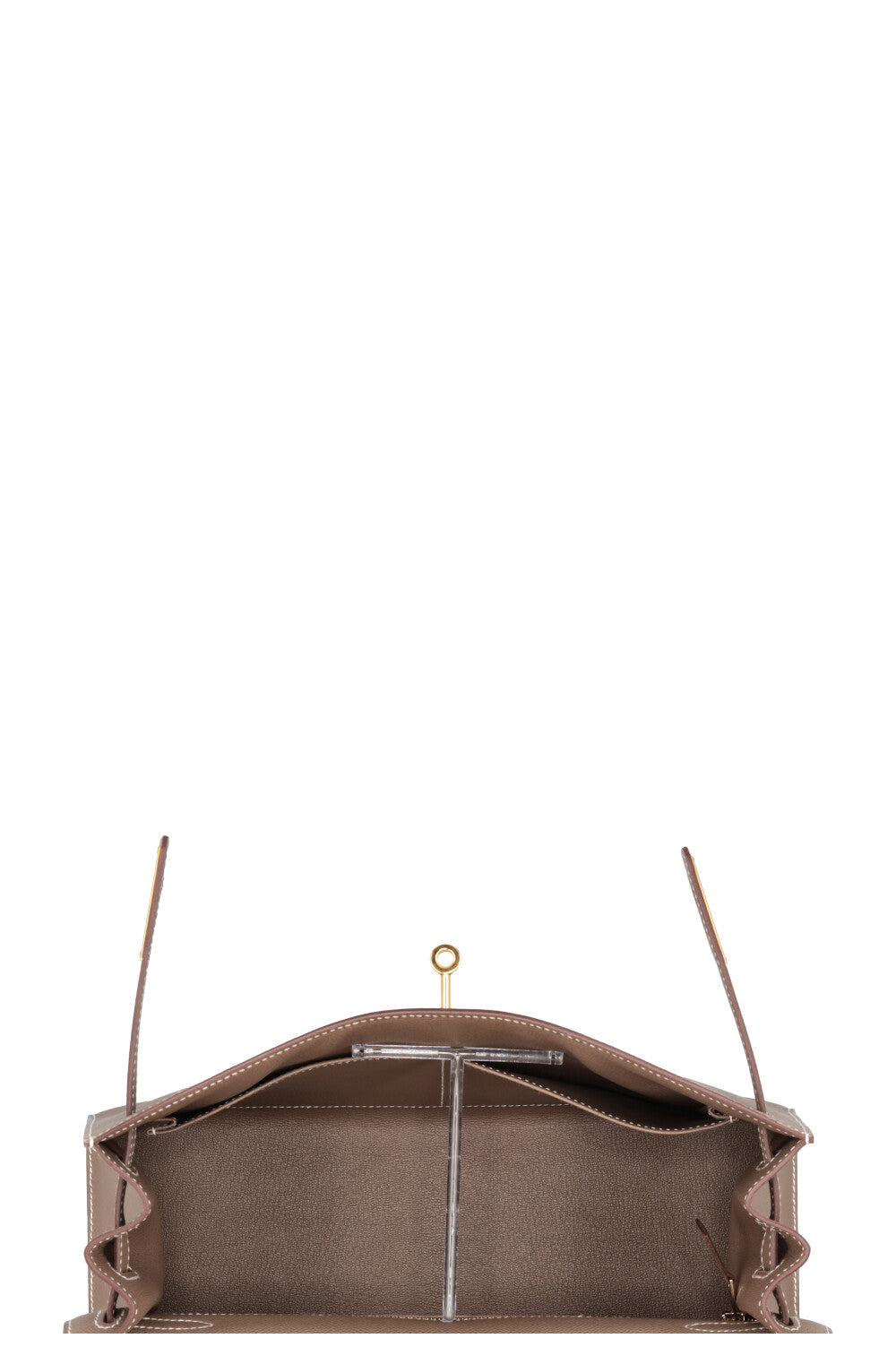 HERMÈS Kelly 32 Sellier Epsom Étoupe