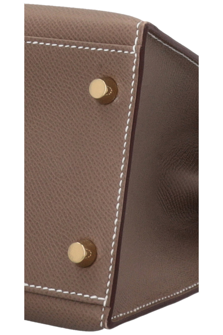 HERMÈS Kelly 32 Sellier Epsom Étoupe