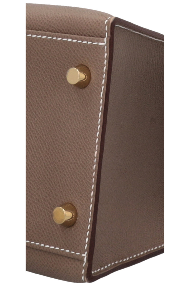 HERMÈS Kelly 32 Sellier Epsom Étoupe