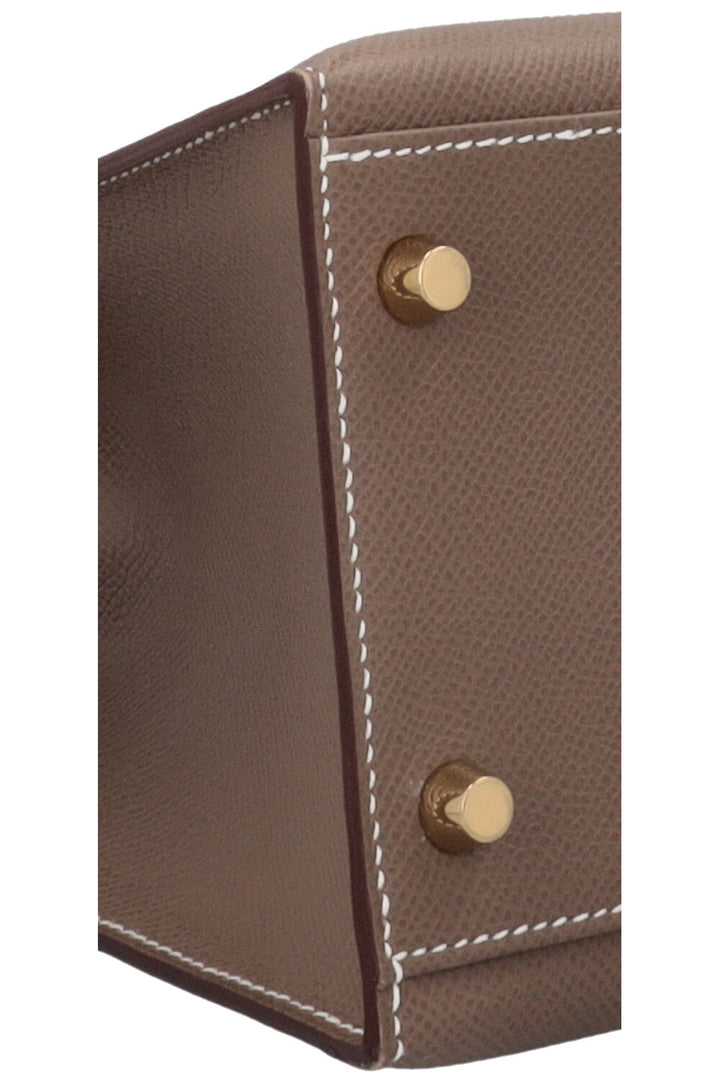 HERMÈS Kelly 32 Sellier Epsom Étoupe
