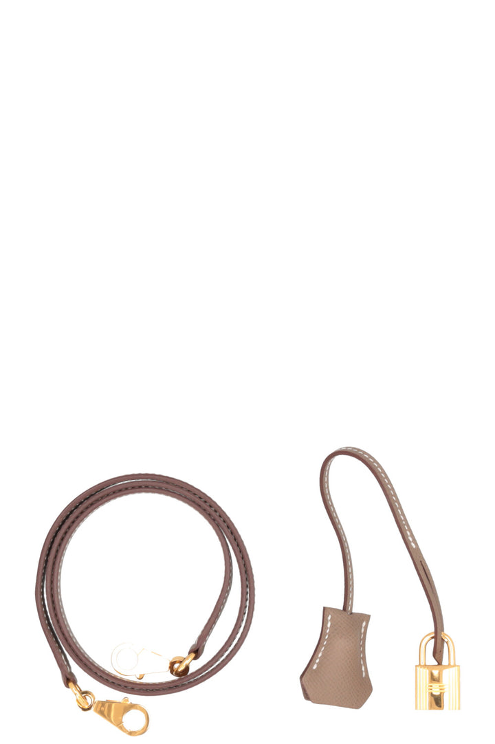 HERMÈS Kelly 32 Sellier Epsom Étoupe