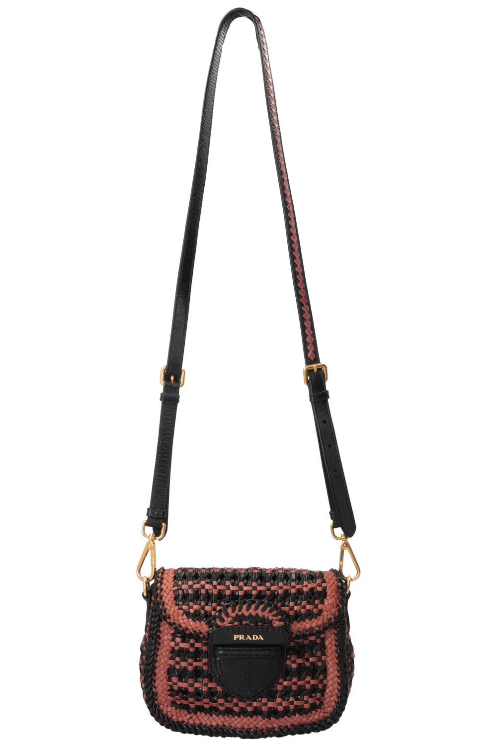 Sac Prada Madaras Marron Noir