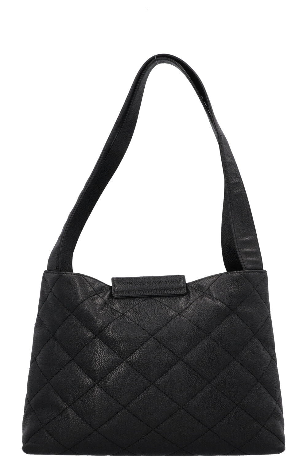 CHANEL CC Handbag Caviar Black