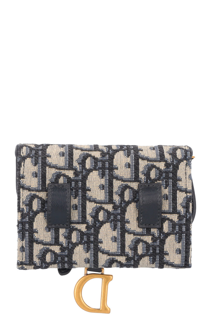 CHRISTIAN DIOR Nano Saddle Crossbody Belt Pochette Oblique