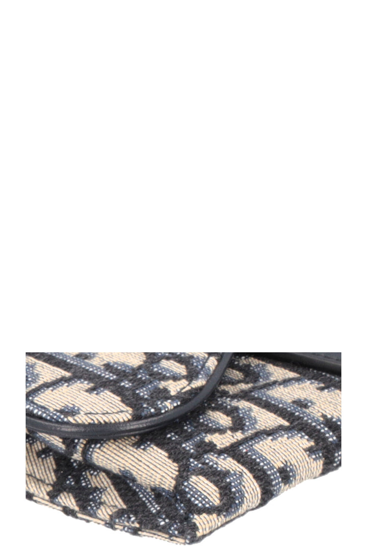 CHRISTIAN DIOR Nano Saddle Crossbody Belt Pochette Oblique