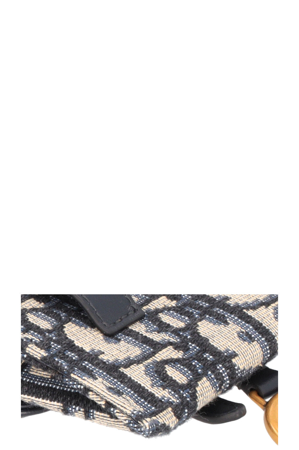 CHRISTIAN DIOR Nano Saddle Crossbody Belt Pochette Oblique