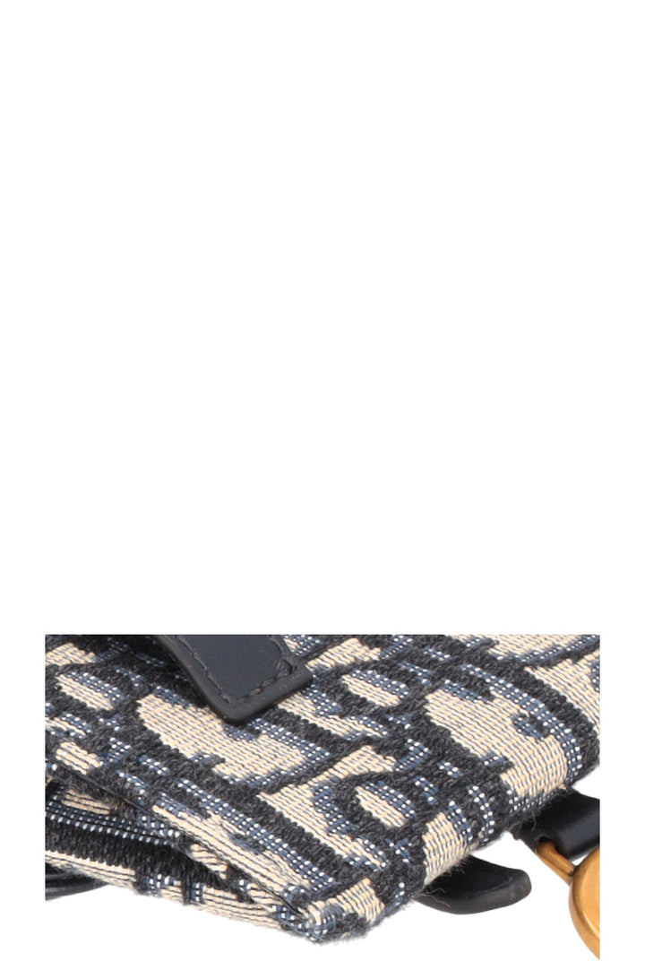 CHRISTIAN DIOR Nano Saddle Crossbody Belt Pochette Oblique