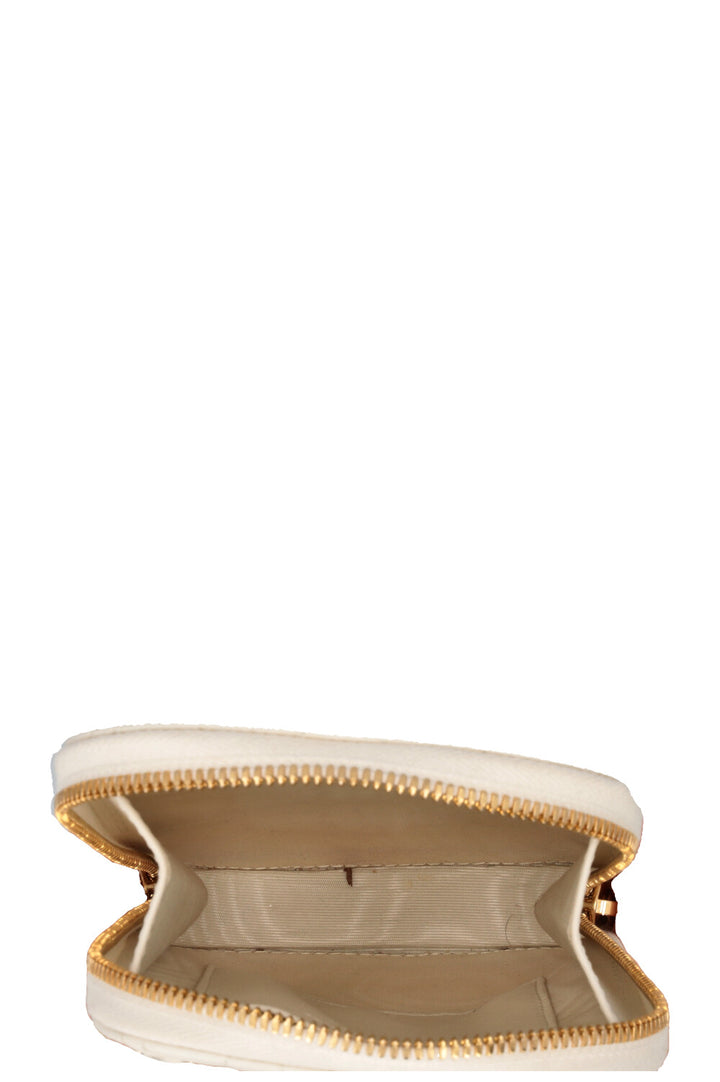 CHRISTIAN DIOR Cannage Phone Case White