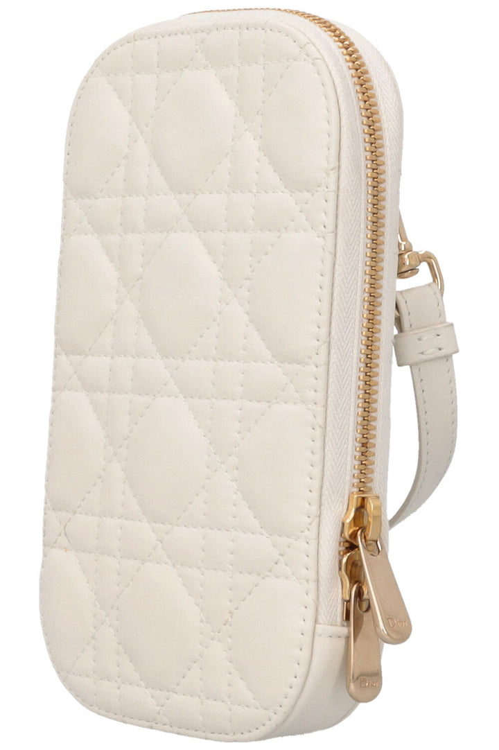 CHRISTIAN DIOR Cannage Phone Case White