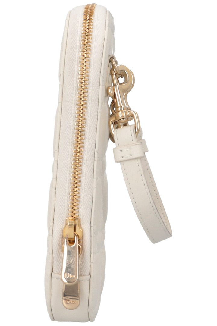 CHRISTIAN DIOR Cannage Phone Case White
