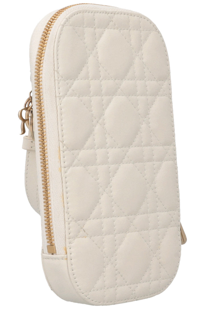 CHRISTIAN DIOR Cannage Phone Case White