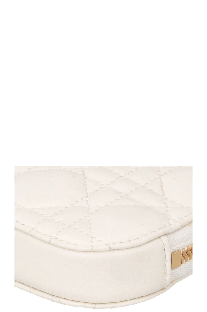 CHRISTIAN DIOR Cannage Phone Case White