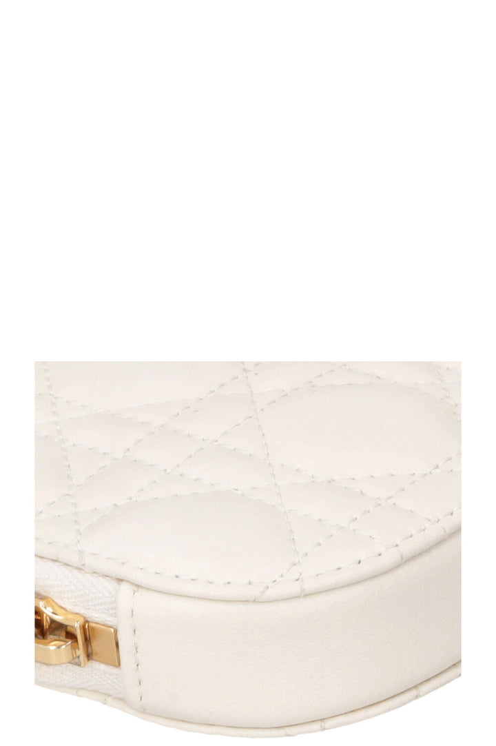 CHRISTIAN DIOR Cannage Phone Case White