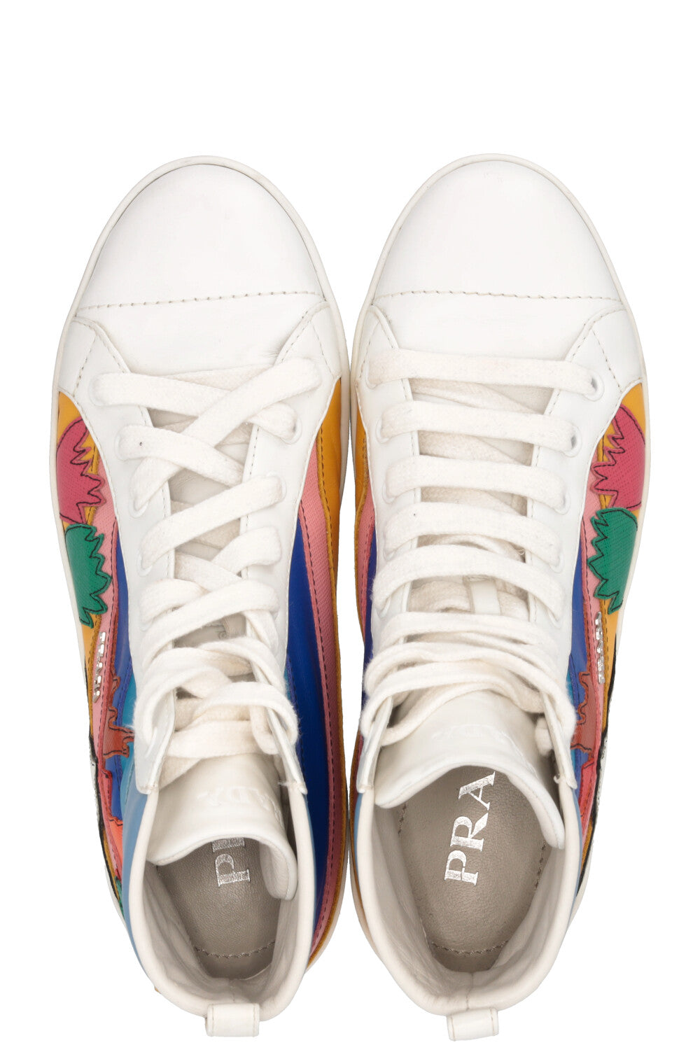 PRADA Cactus High Top Sneaker Multicolor