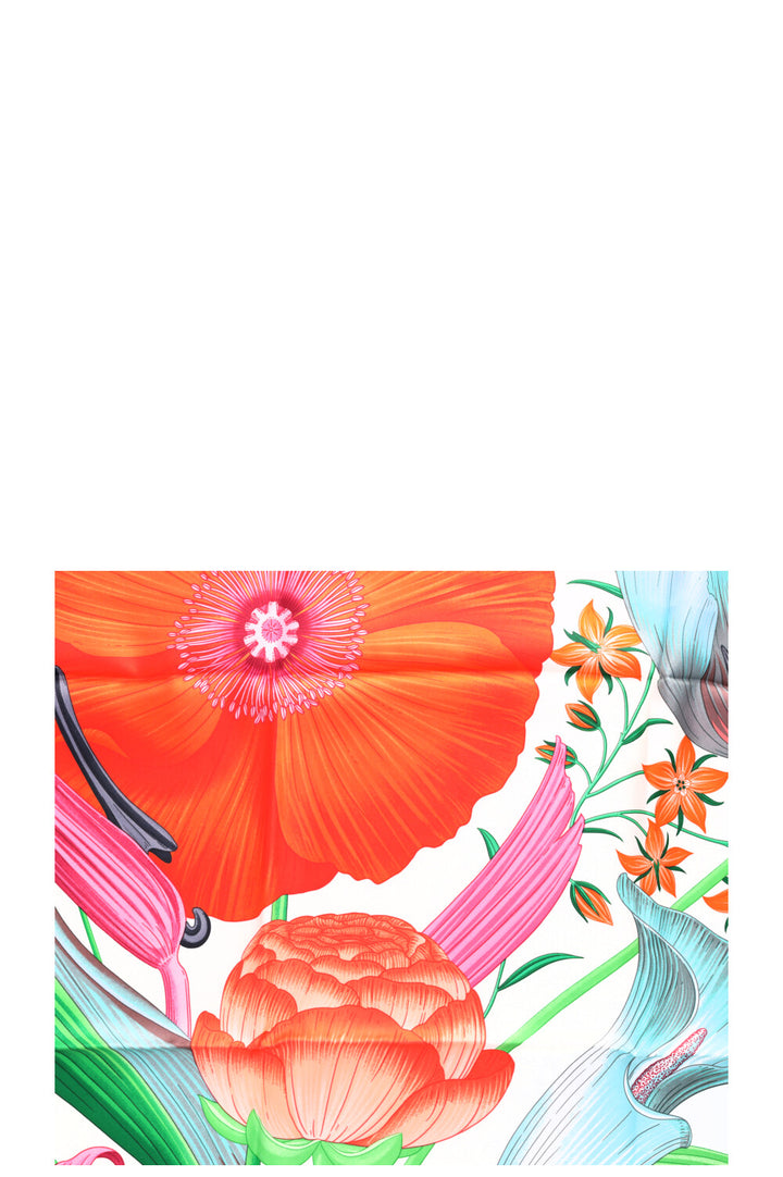 HERMÈS Bouquet Final Carré 90 Silk Multicolor