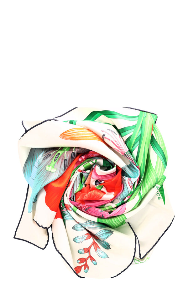HERMÈS Bouquet Final Scarf 90 Silk Multicolor