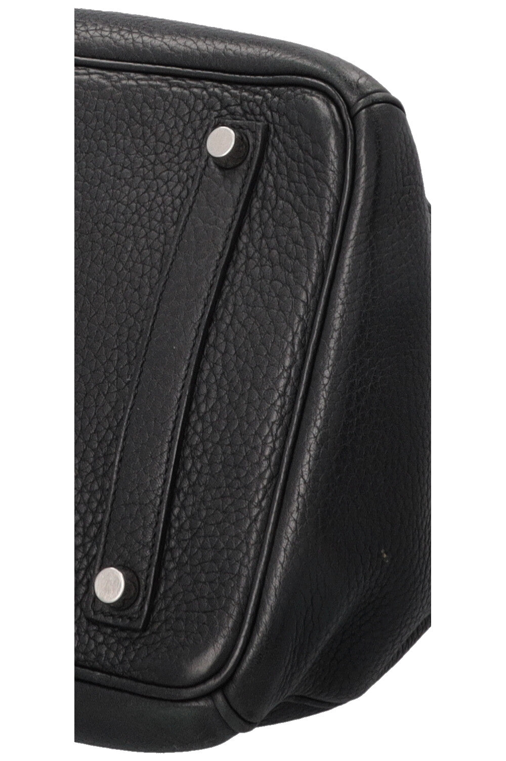 HERMÈS Birkin 35 Retourne Clemence Noir Palladium