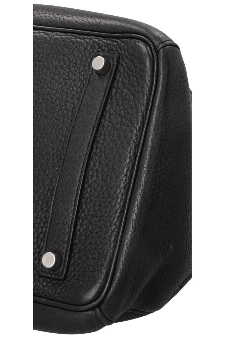 HERMÈS Birkin 35 Retourne Clemence Noir Palladium