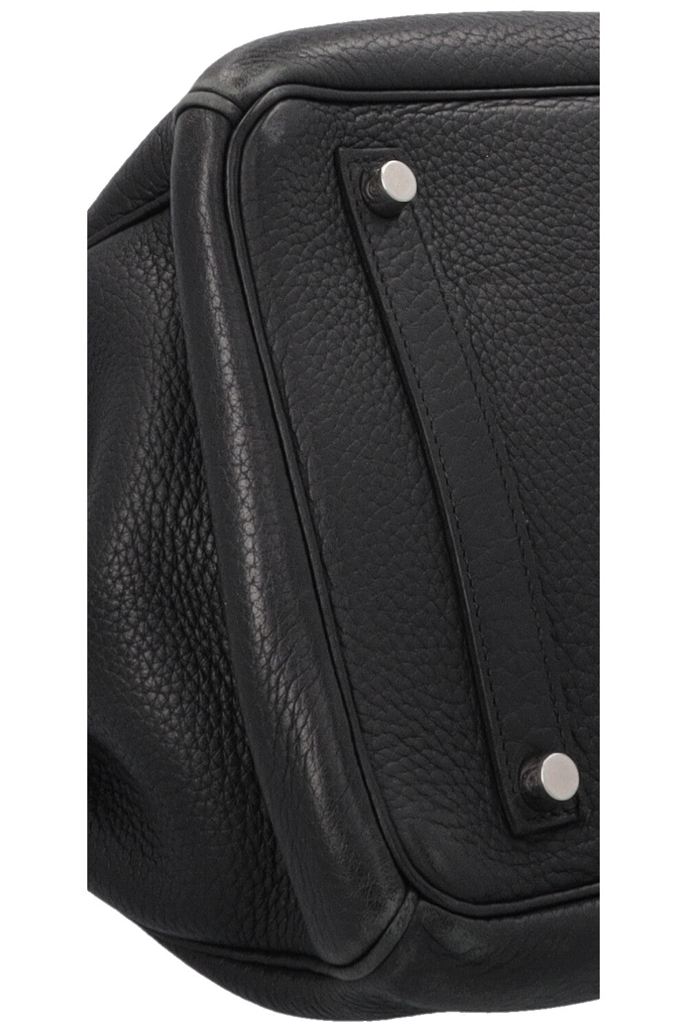 HERMÈS Birkin 35 Retourne Clemence Noir Palladium
