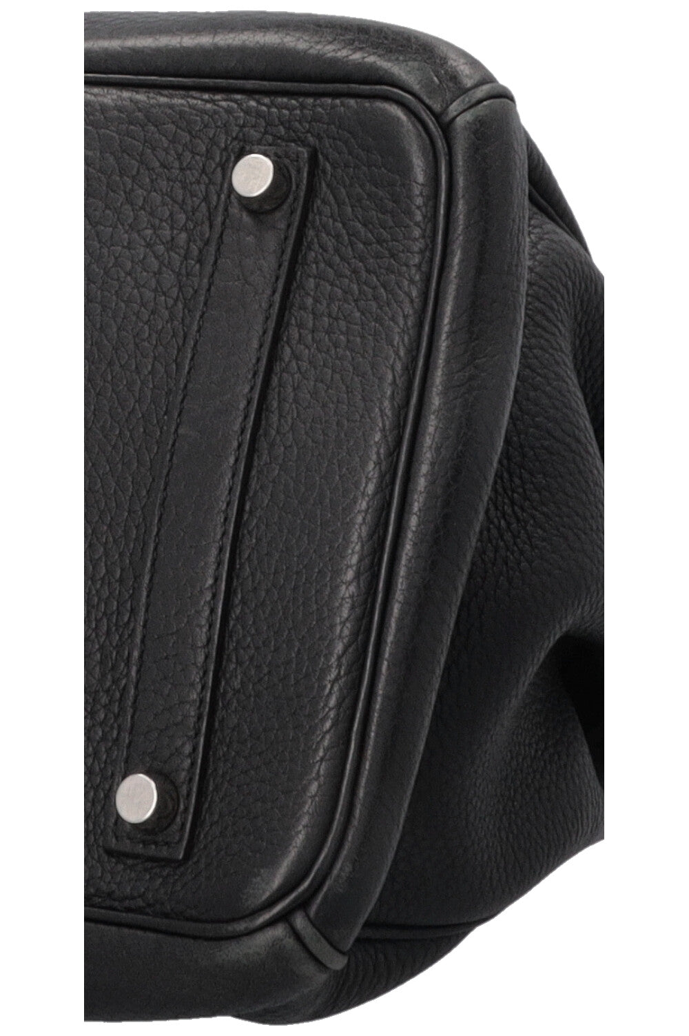 HERMÈS Birkin 35 Retourne Clemence Noir Palladium