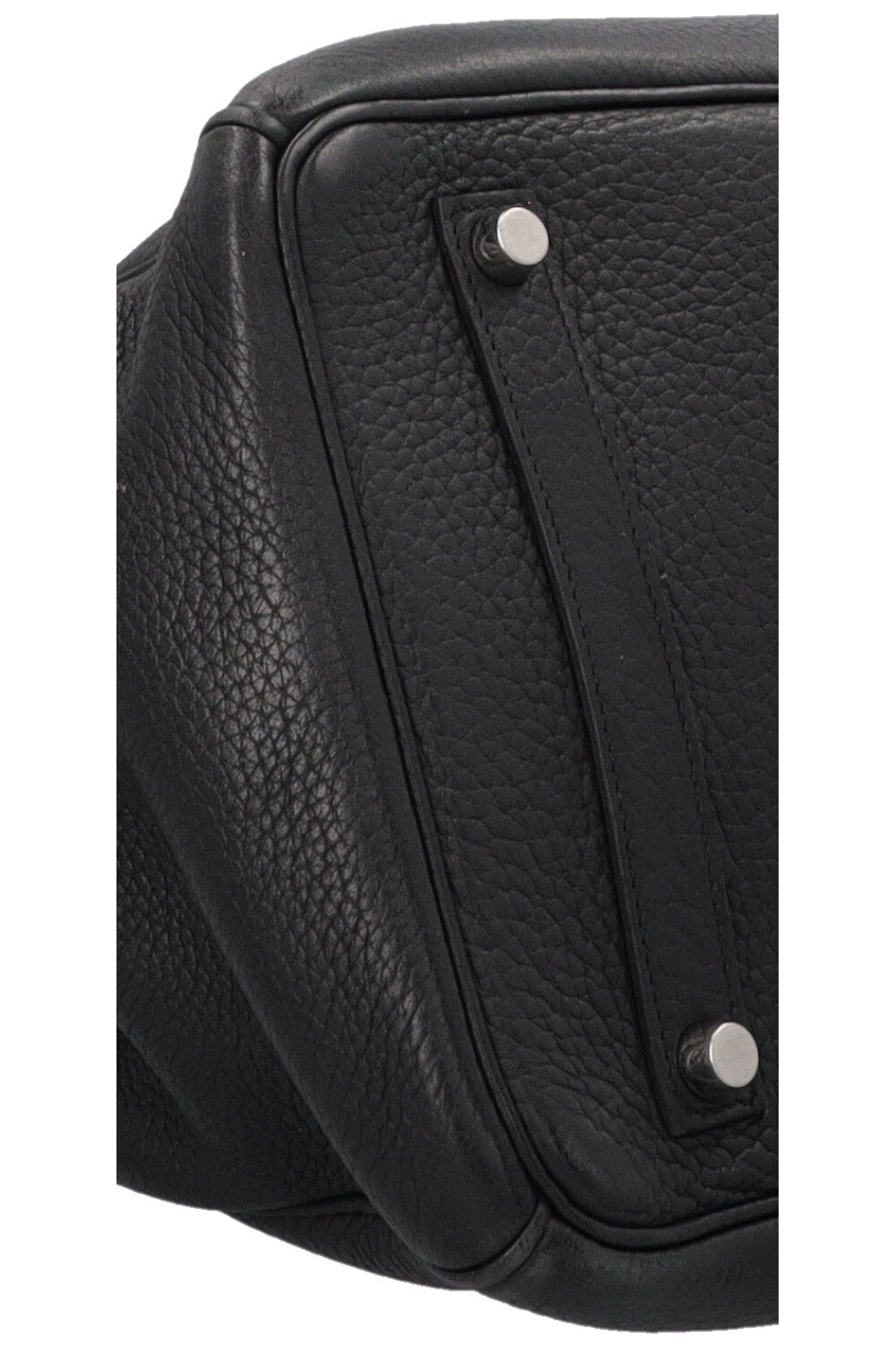 HERMÈS Birkin 35 Retourne Clemence Noir Palladium