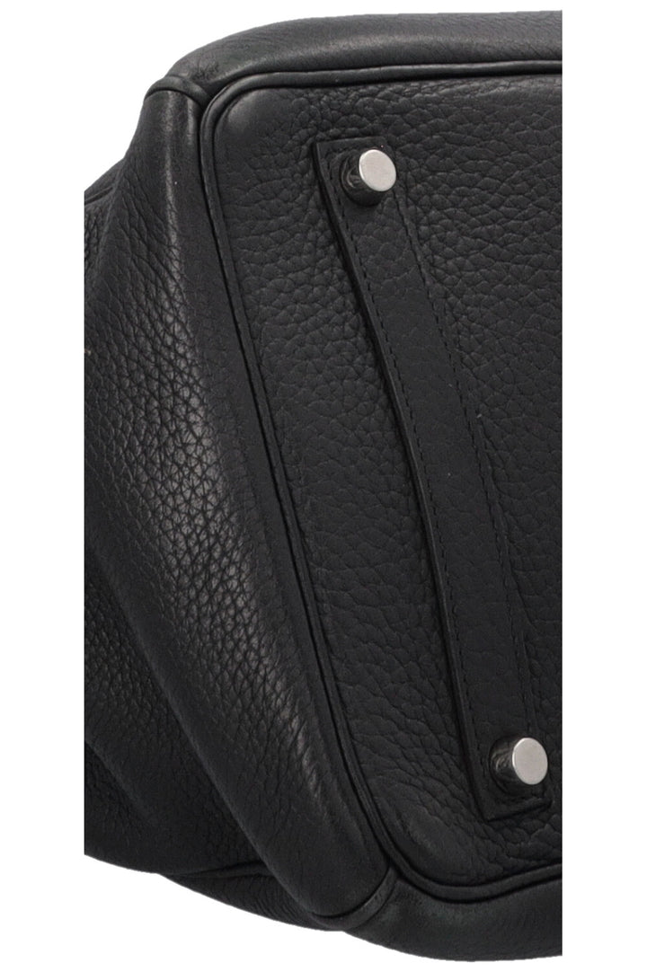 HERMÈS Birkin 35 Retourne Clemence Noir Palladium