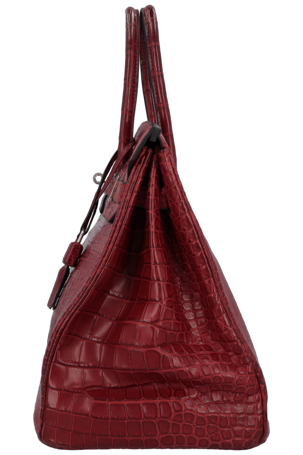 HERMES Birkin 35 Crocodile Porosus Matte Rouge H REAWAKE