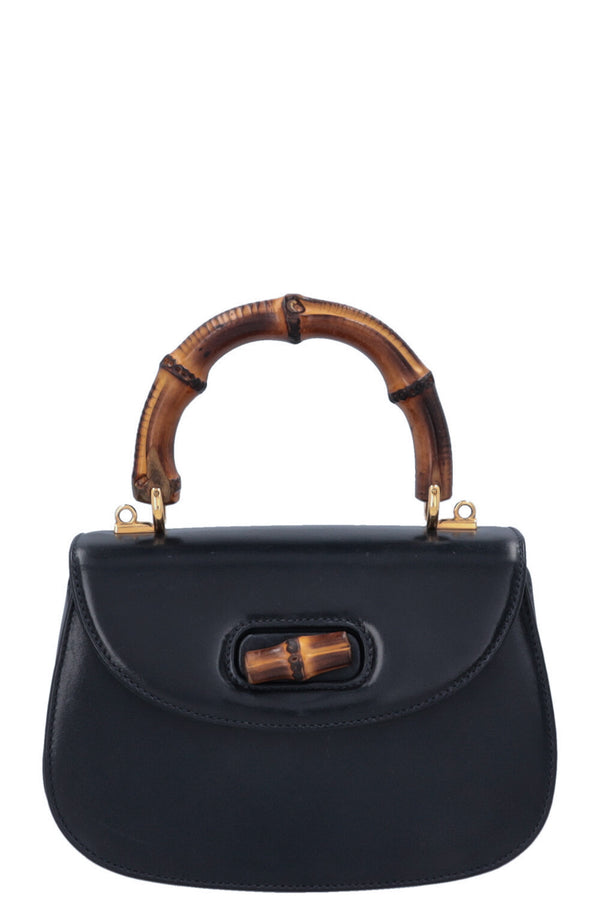 GUCCI Vintage Mini Bamboo Night Blue