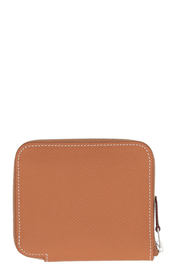 HERMÈS Silk'In Compact Wallet Epsom Gold
