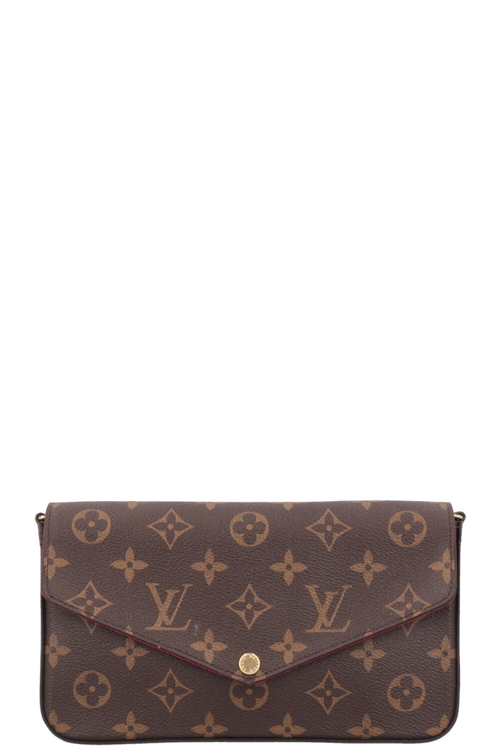 LOUIS VUITTON Felicie Pochette Bag MNG Canvas