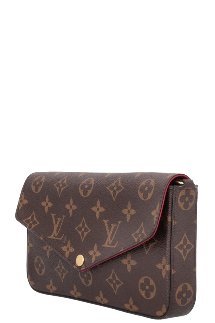 LOUIS VUITTON Felicie Pochette Bag MNG Canvas
