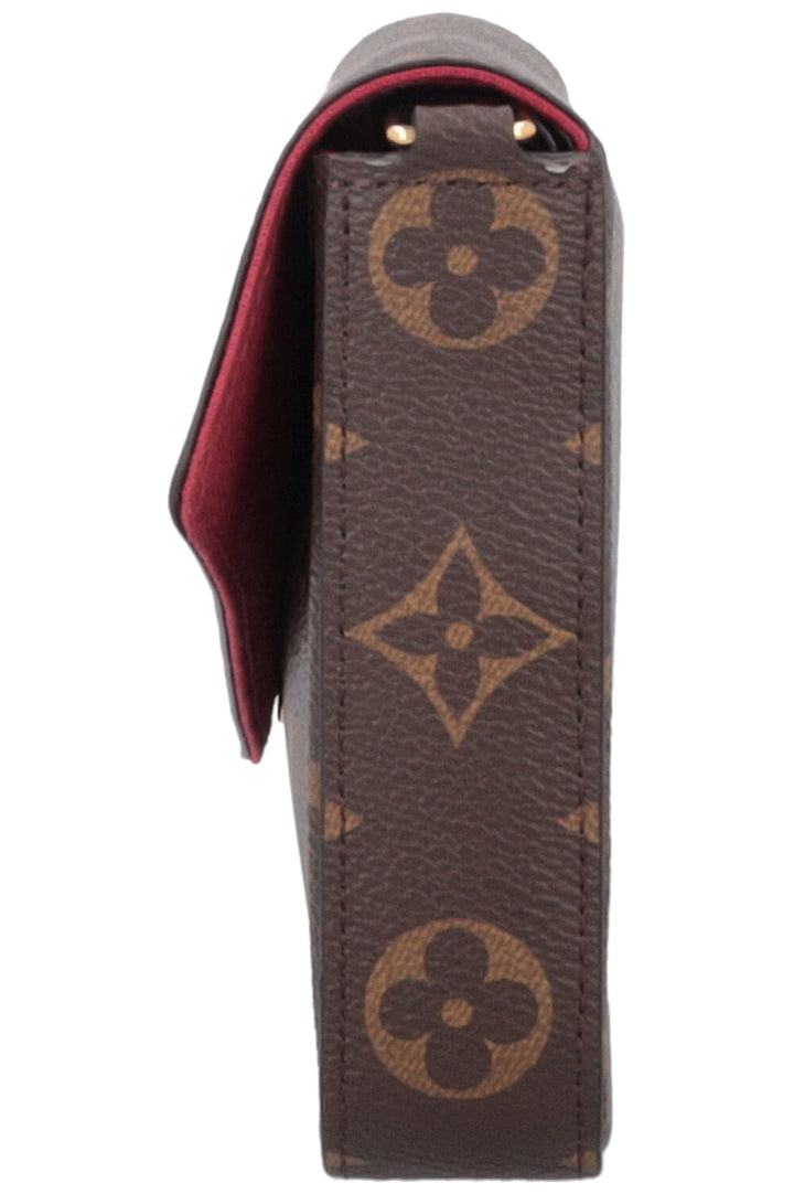 LOUIS VUITTON Felicie Pochette Bag MNG Canvas