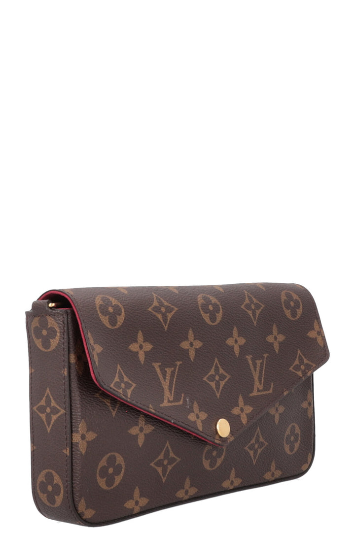 LOUIS VUITTON Felicie Pochette Bag MNG Canvas
