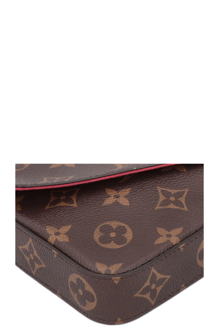 LOUIS VUITTON Felicie Pochette Bag MNG Canvas