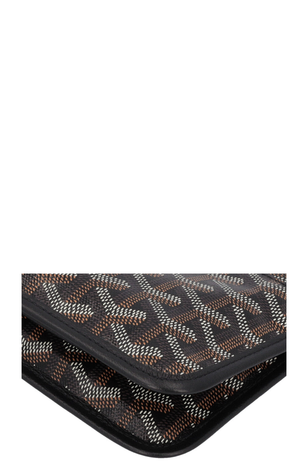 GOYARD Plumet Pocket Wallet Black Brown