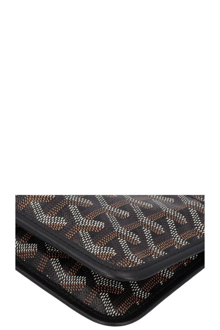 GOYARD Plumet Pocket Wallet Black Brown