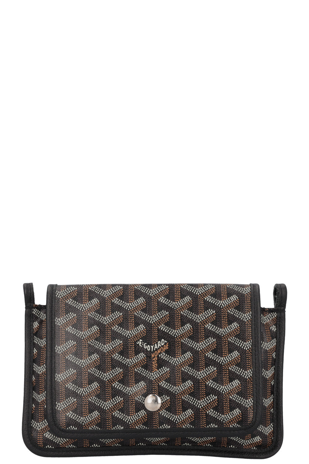 GOYARD Plumet Pocket Wallet Black Brown