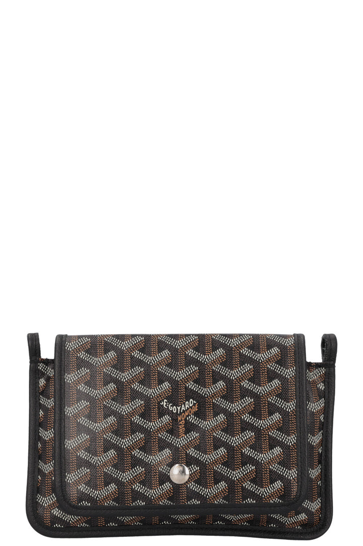 GOYARD Plumet Pocket Wallet Black Brown