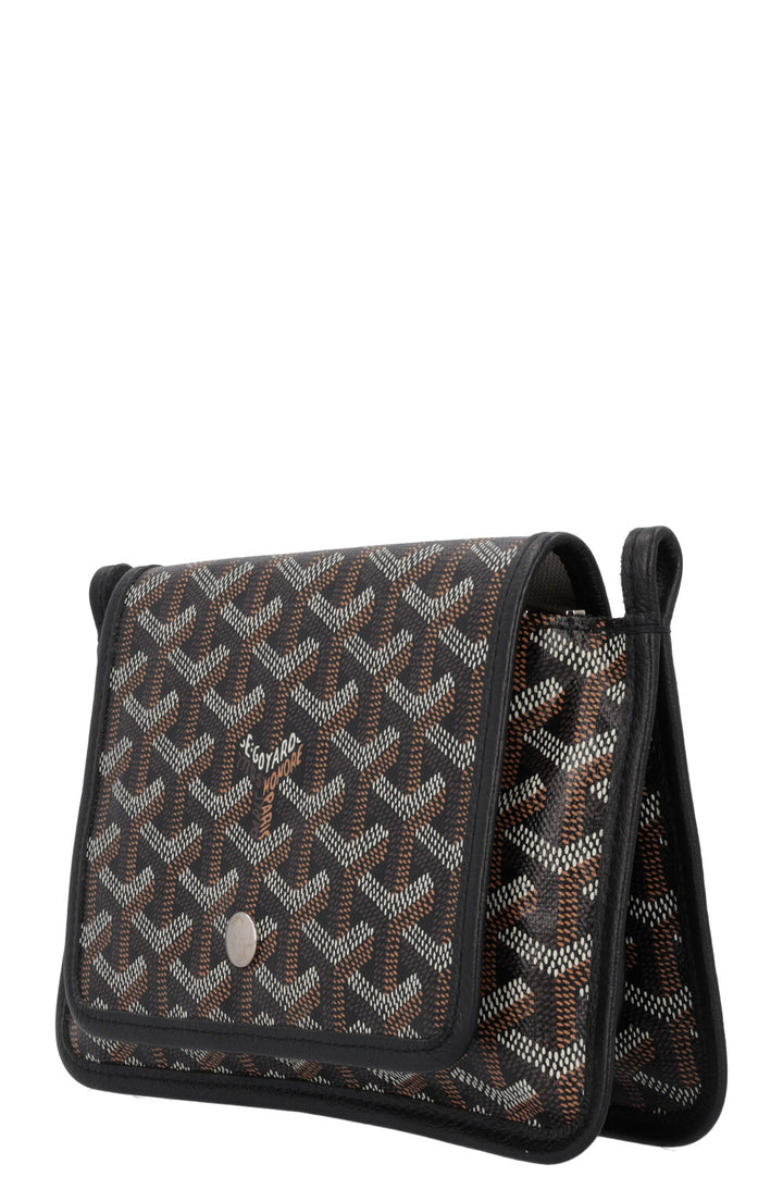 GOYARD Plumet Pocket Wallet Black Brown