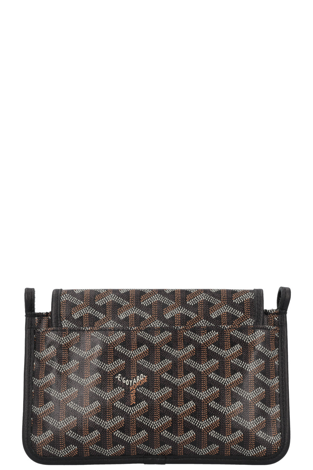 GOYARD Plumet Pocket Wallet Black Brown