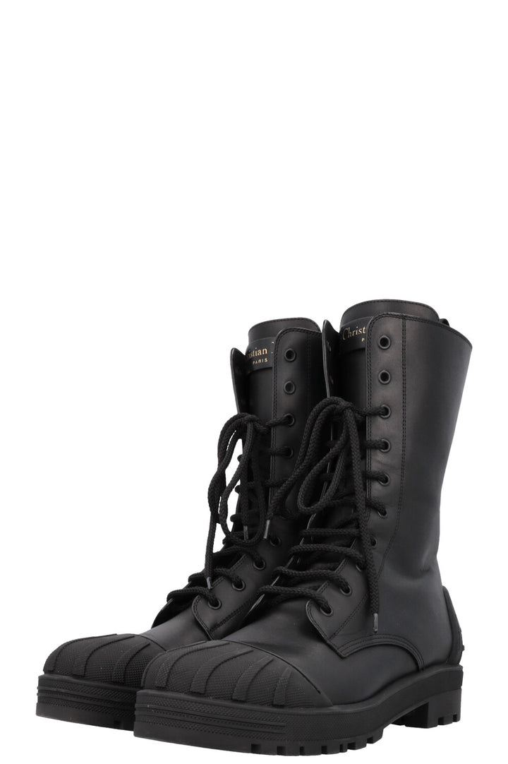 CHRISTIAN DIOR DiorIron Combat Boots Black