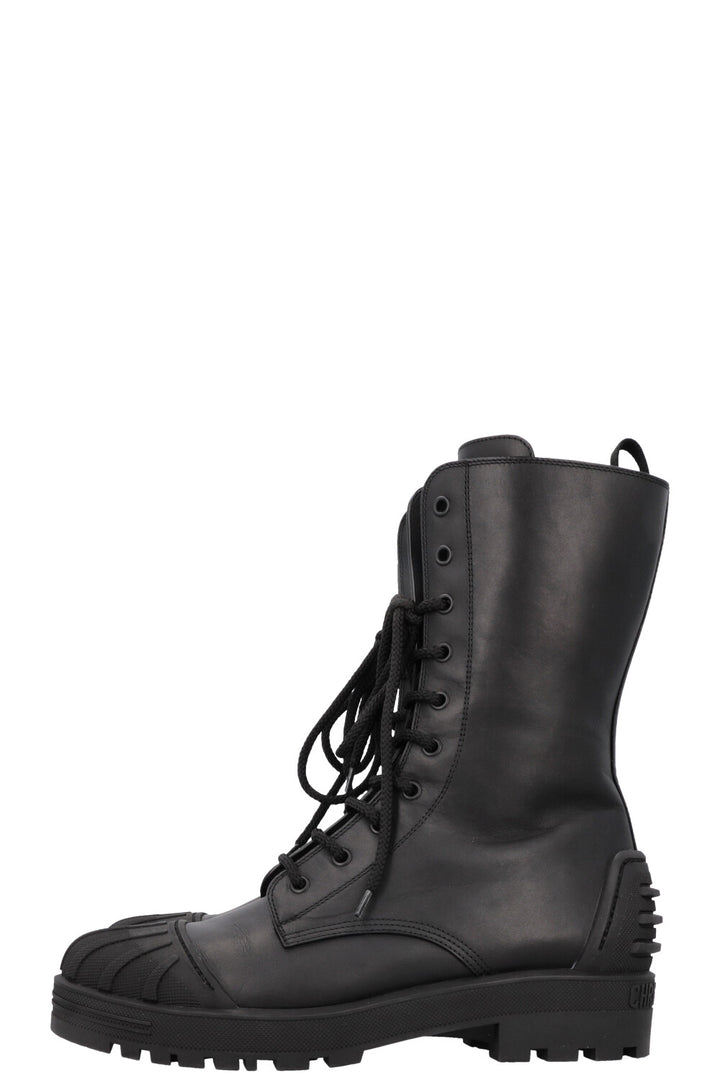 CHRISTIAN DIOR DiorIron Combat Boots Black