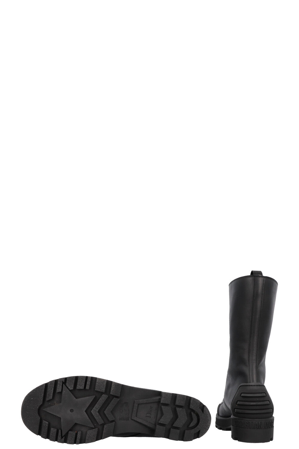 CHRISTIAN DIOR DiorIron Combat Boots Black