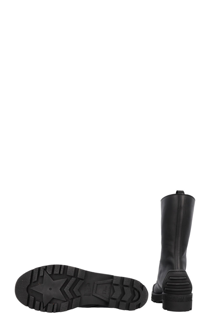 CHRISTIAN DIOR DiorIron Combat Boots Black