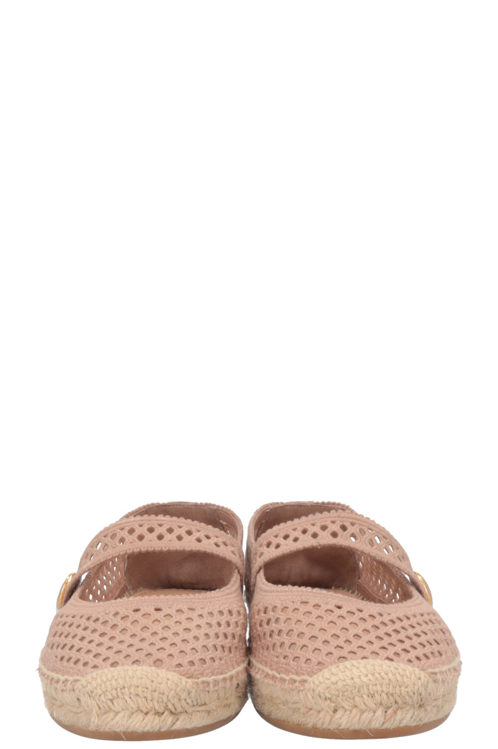 CHRISTIAN DIOR Mesh Mary Jane Nude